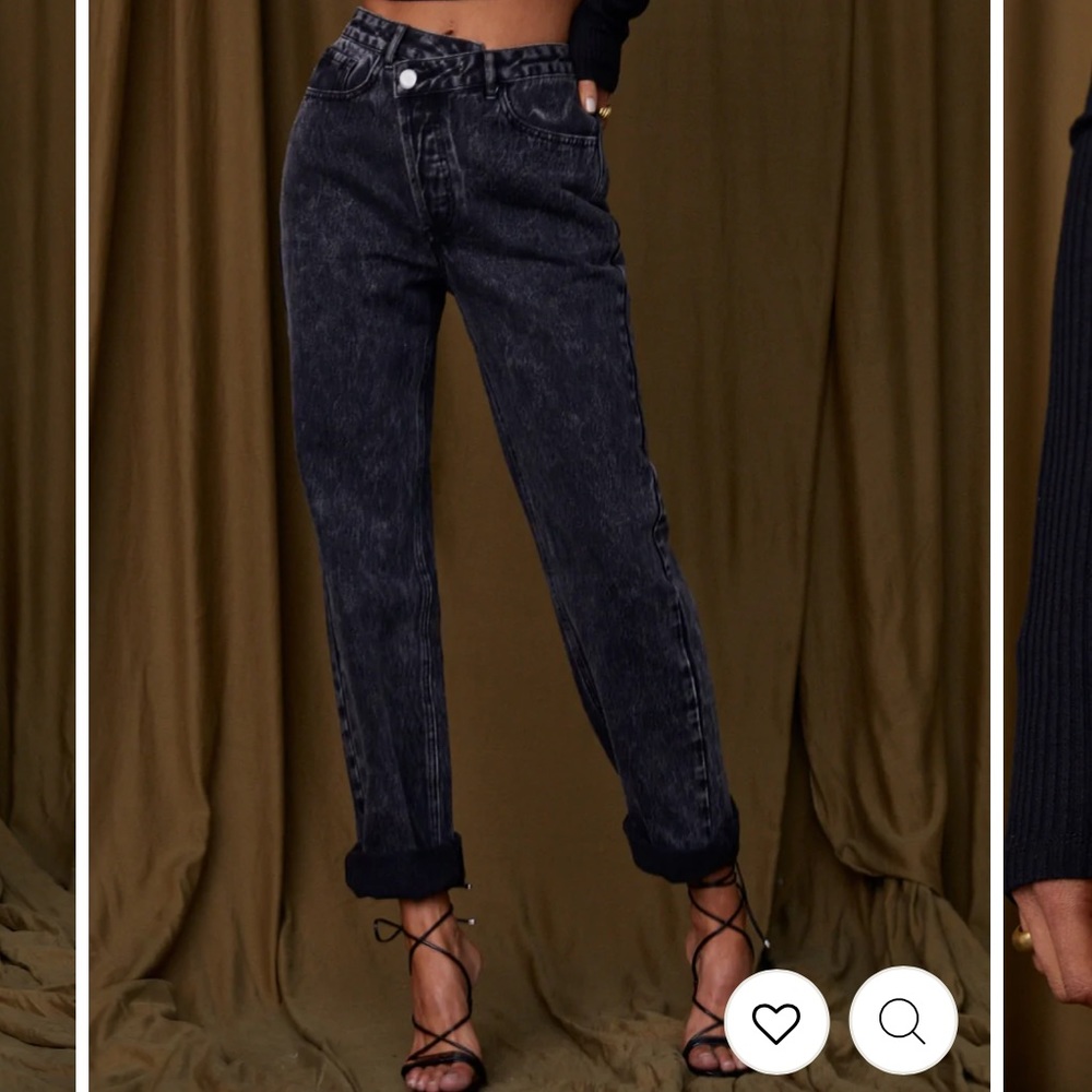 DYLAN BLACK ASYMMETRICAL JEAN